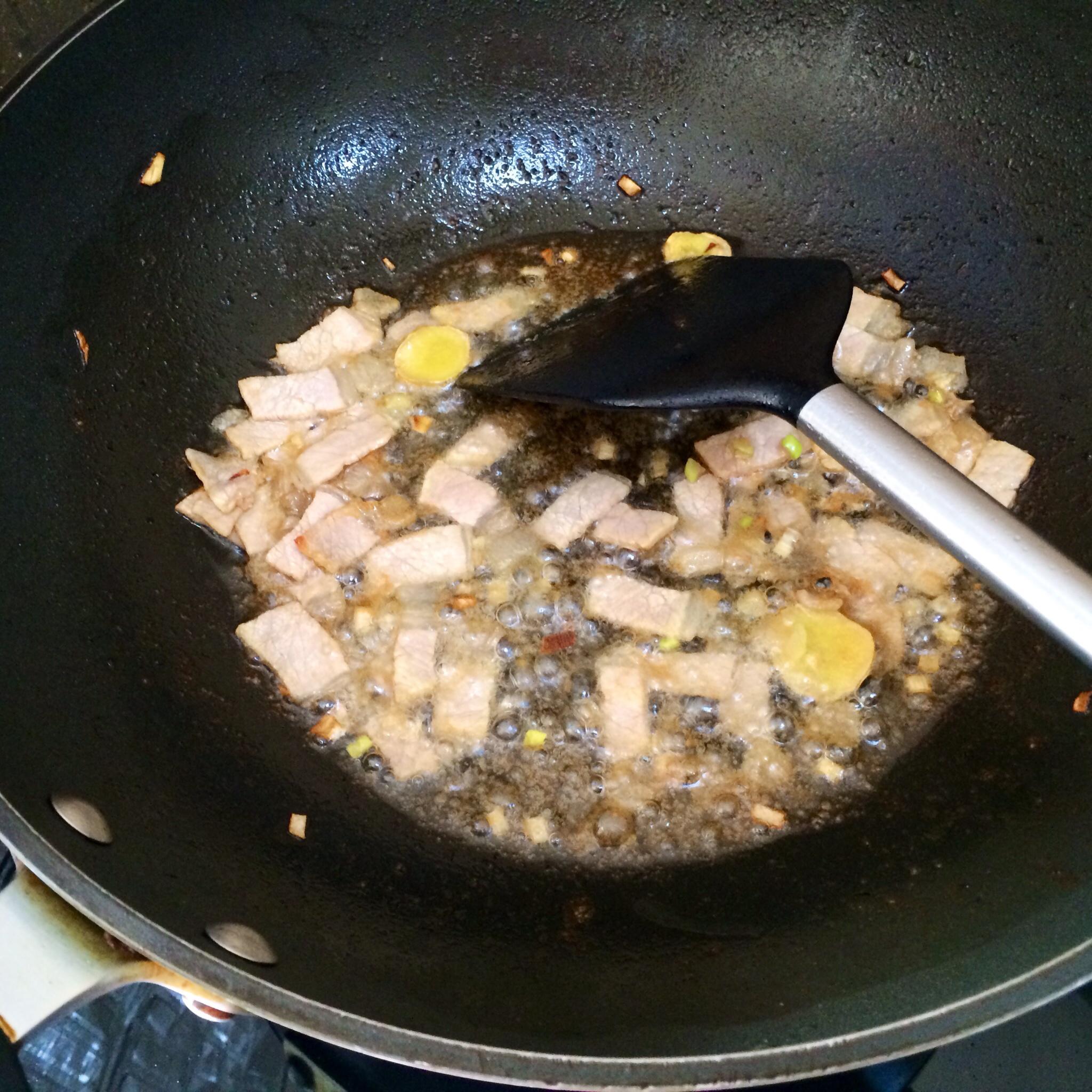 萵筍葉鹹肉菜飯的做法 步骤5