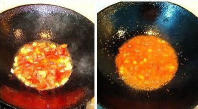西紅柿炒菜花的做法 步骤3