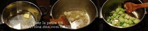 法式蒜香西蘭花奶油湯的做法 步骤5