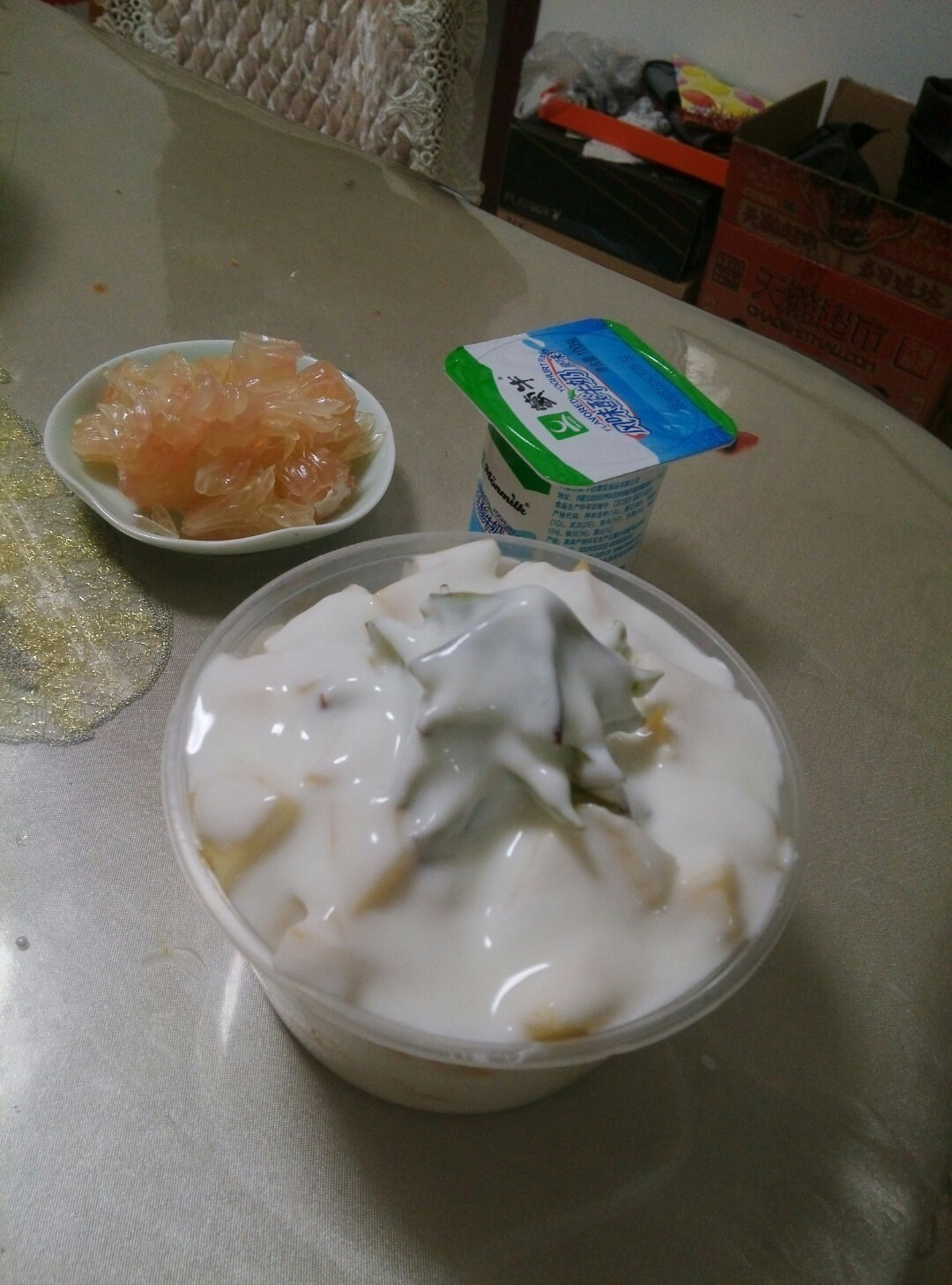 聖誕酸奶水果撈的做法 步骤7