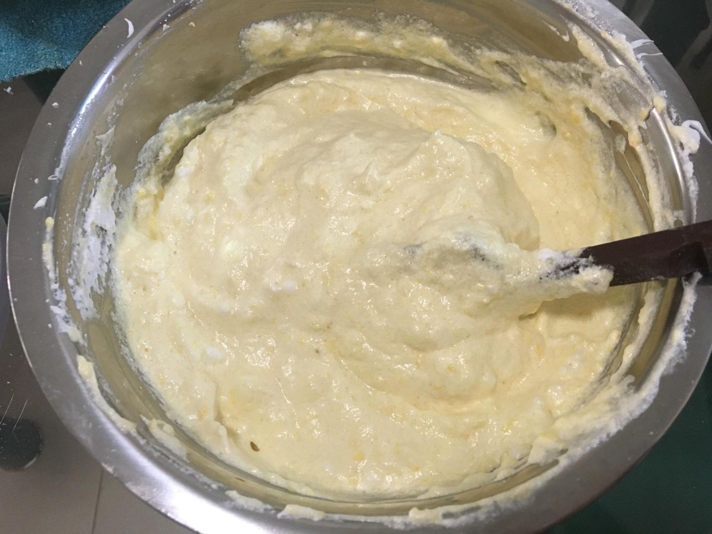 8寸香甜玉米戚風蛋糕的做法 步骤4