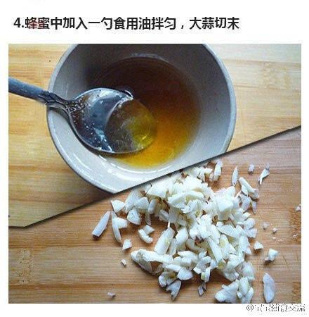 大蒜蜂蜜煎雞排的做法 步骤4