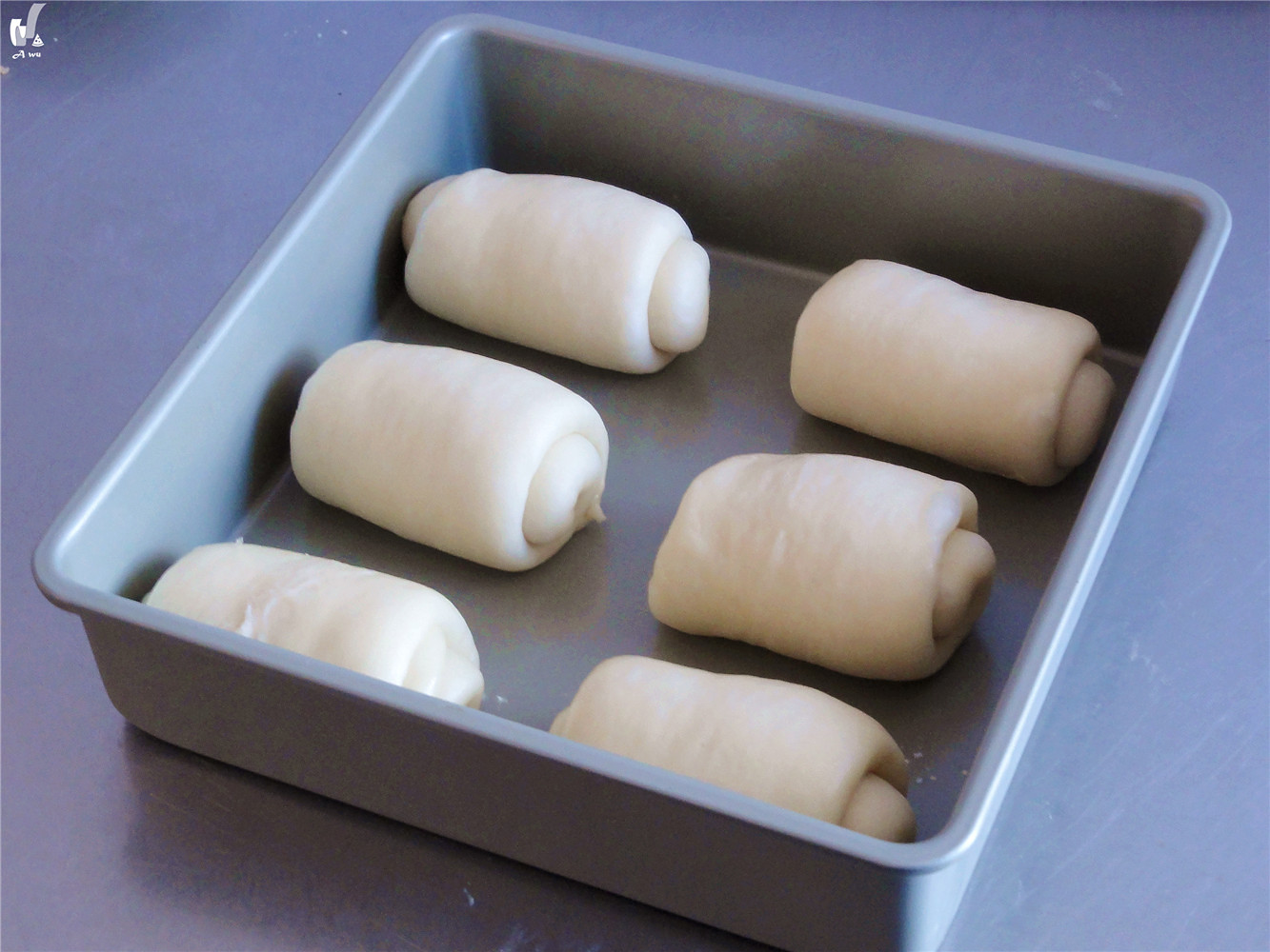 低糖豆漿小餐包（屋諾18釐米小方）的做法 步骤12