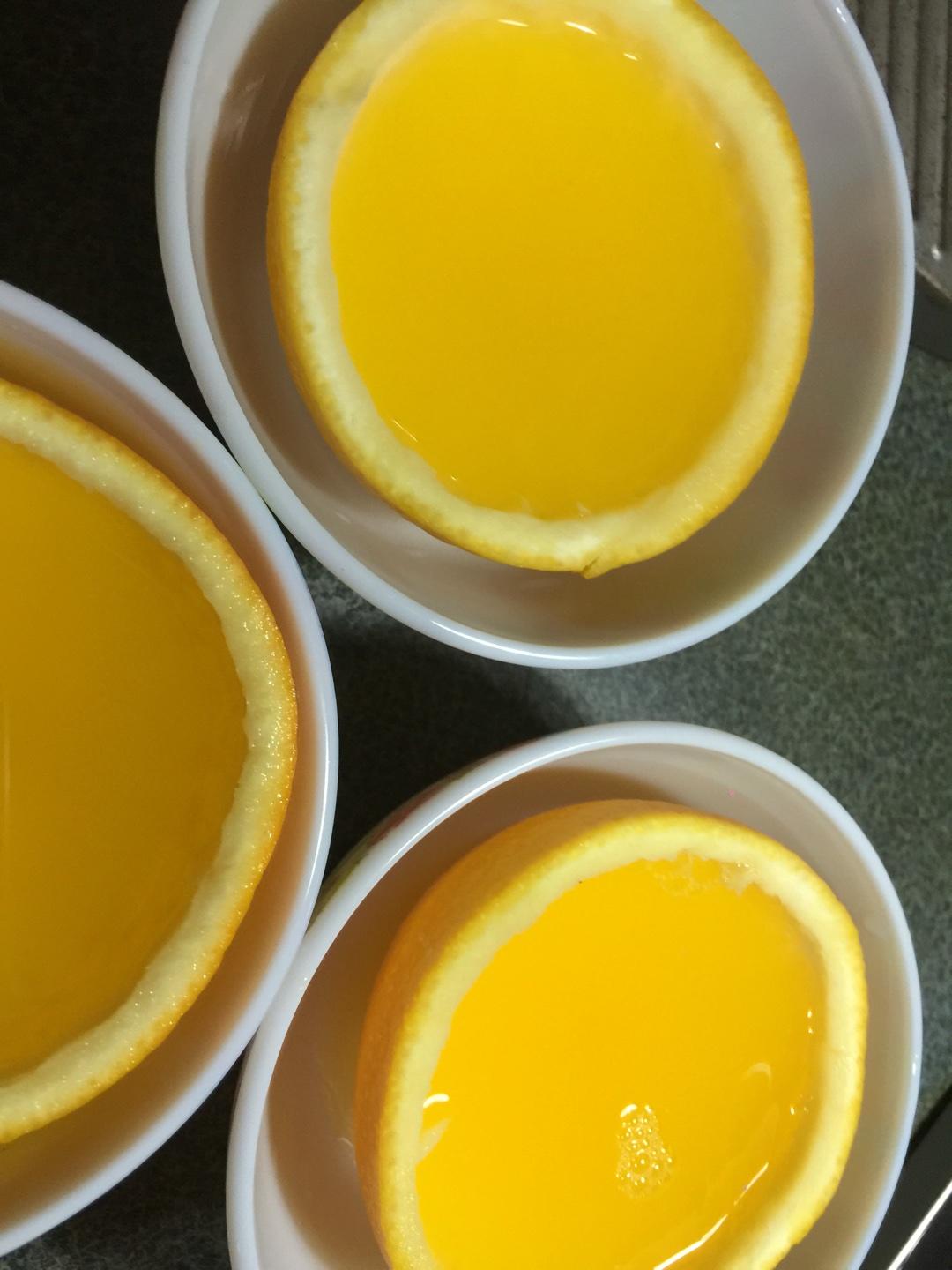 香橙果凍+小橘燈（創意手工）的做法 步骤5