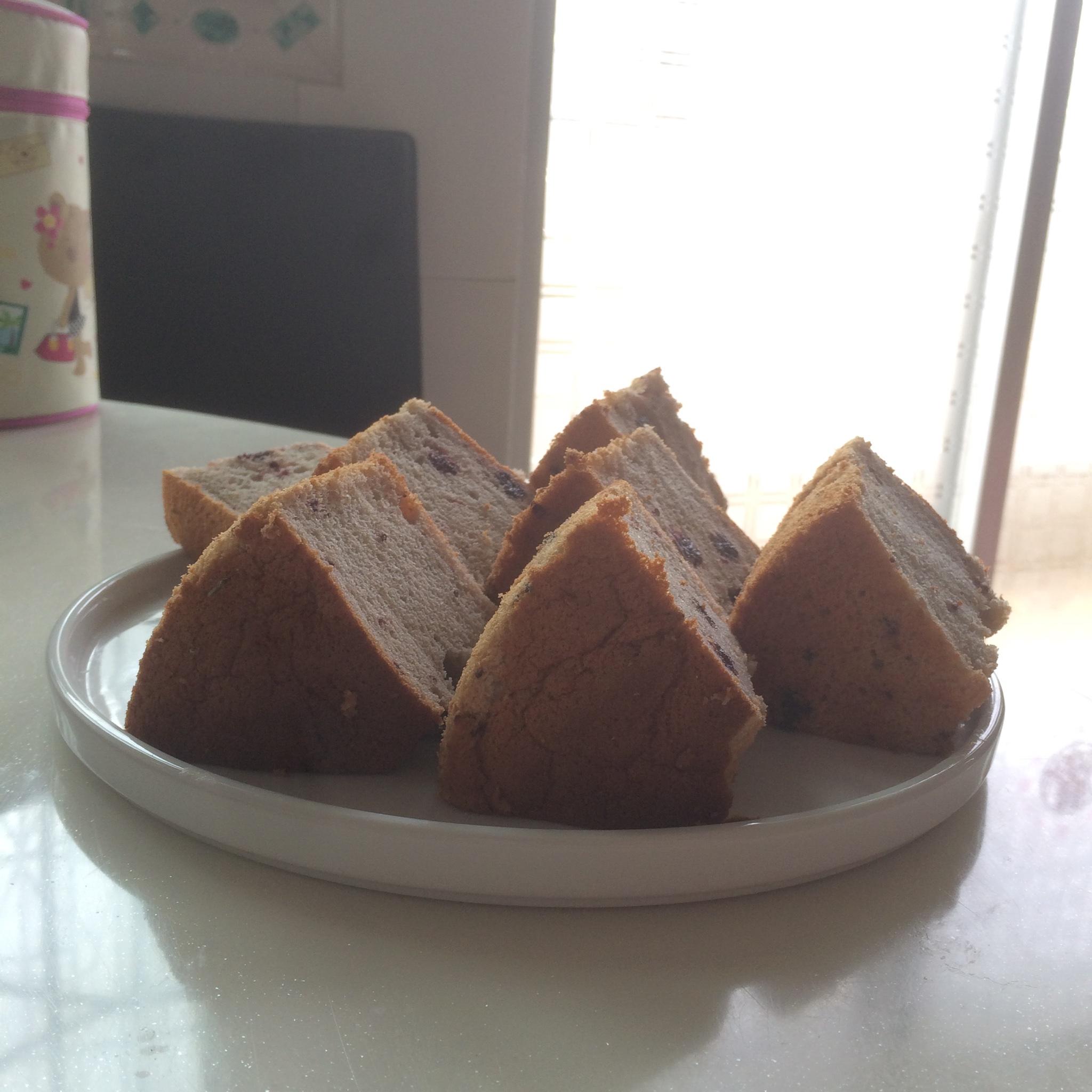 黑桑葚酸奶戚風蛋糕的做法 步骤8