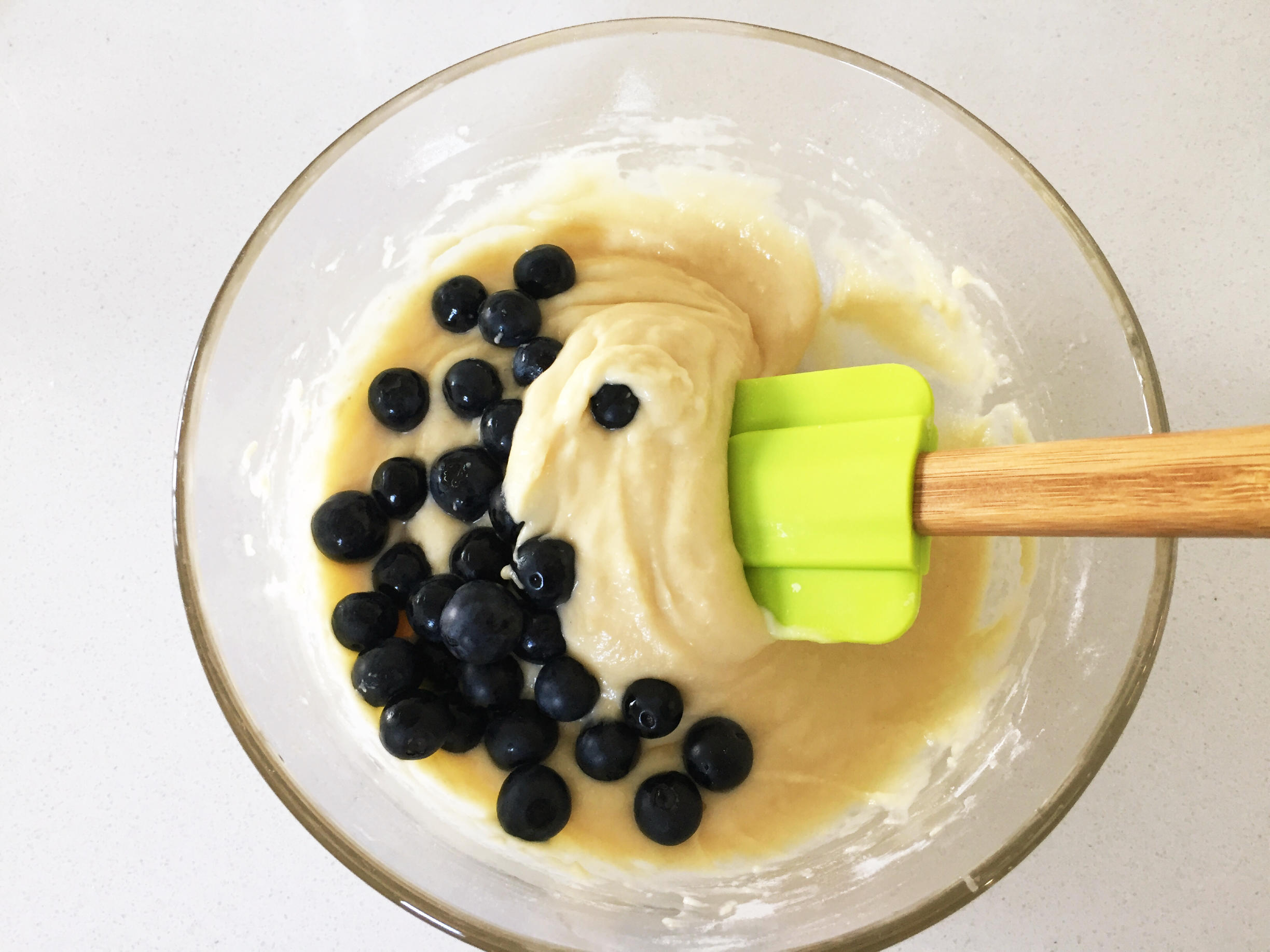 寶寶輔食：爆漿藍莓瑪芬—健康無新增，讓酸酸甜甜的藍莓在口中爆發吧。的做法 步骤9