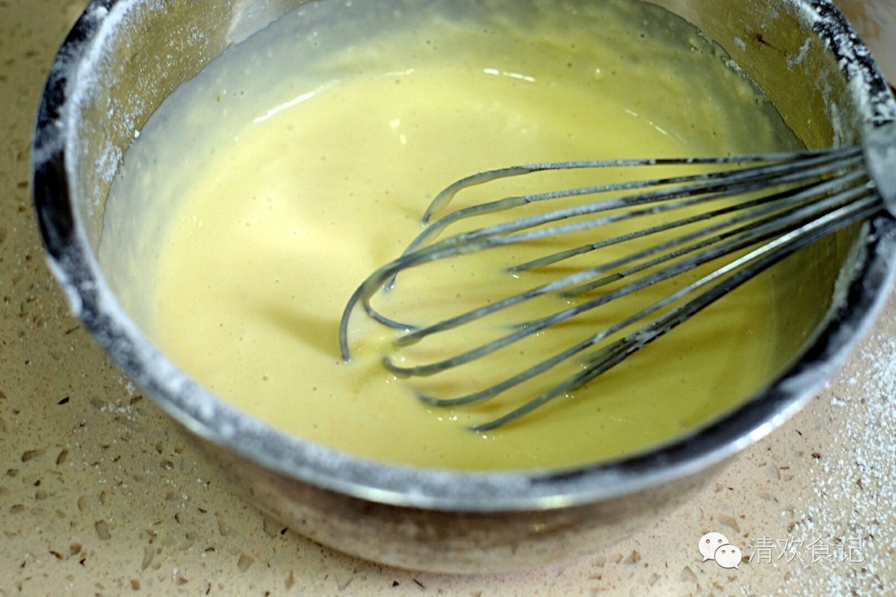 用煎鍋做甜點——鬆餅（小嶋老師配方）的做法 步骤4