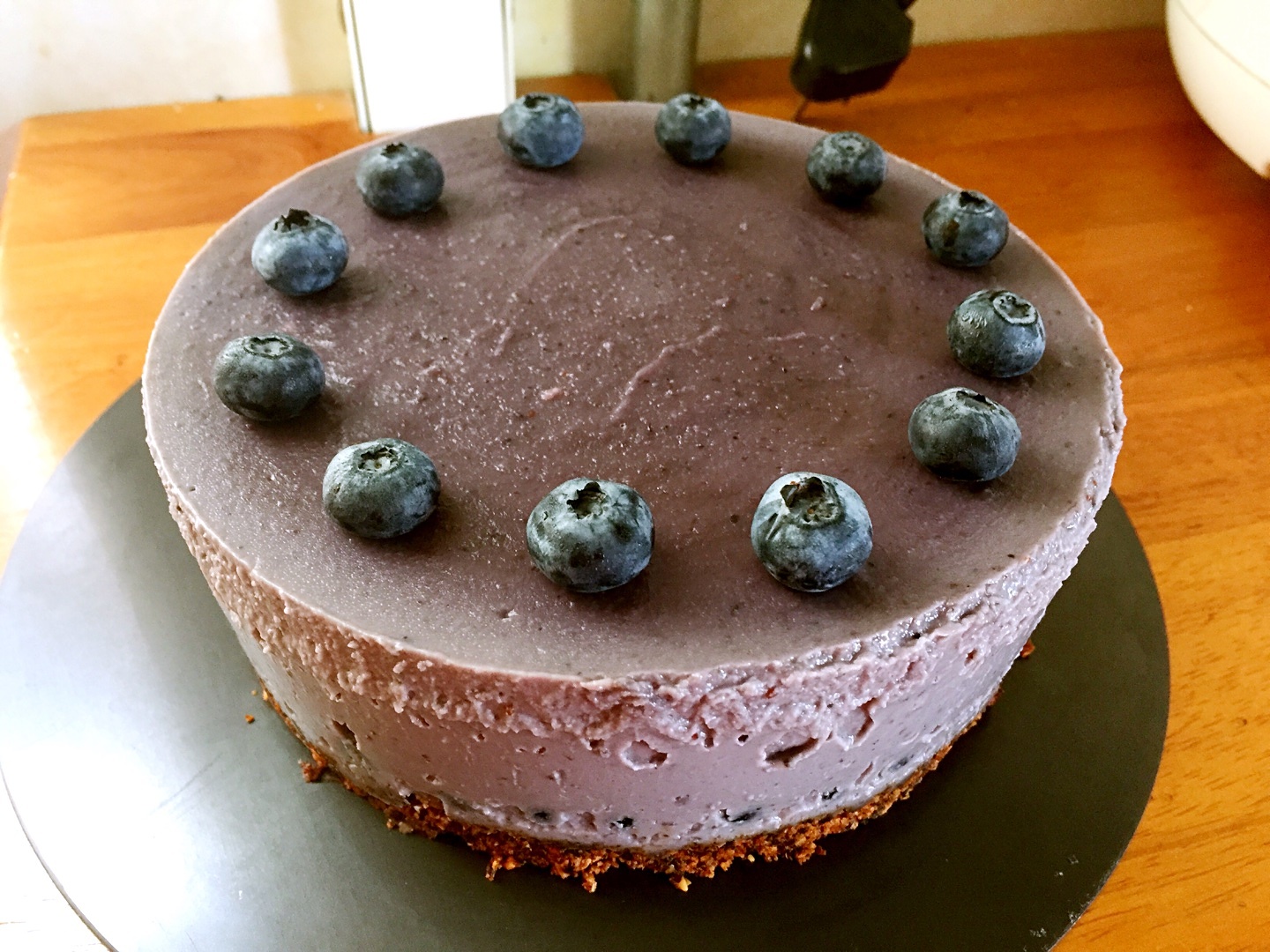 素食藍莓蛋糕 6寸/Blueberry cake(楓糖小哥方子)的做法 步骤9
