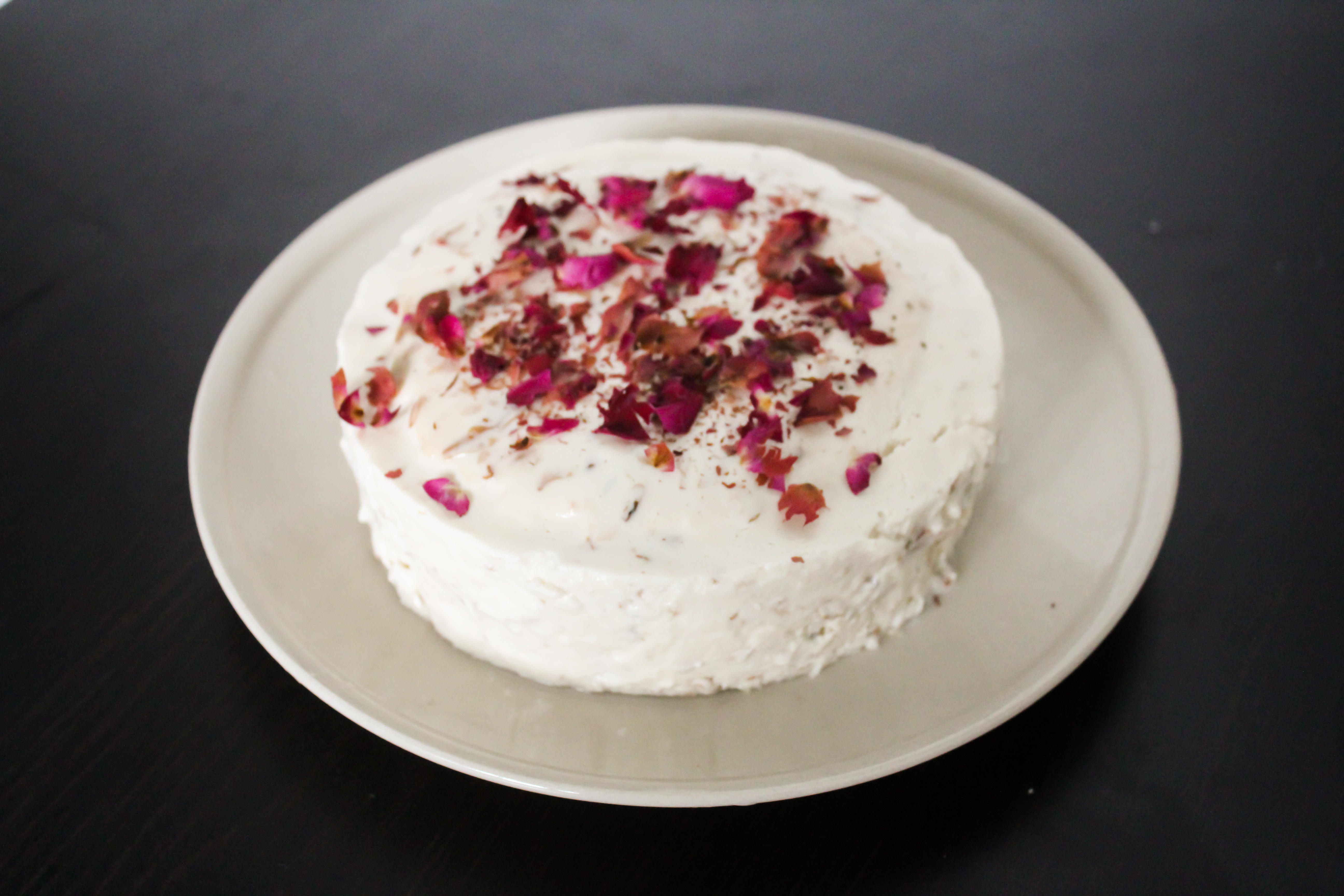 遠比你想象的有內涵——玫瑰荔枝芝士蛋糕的做法 步骤18