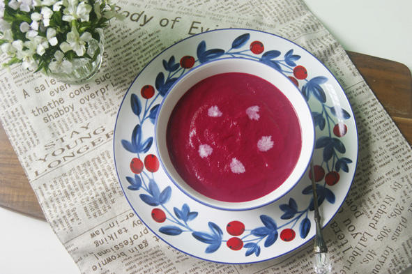 高顏值的補血補鈣濃湯【甜根菜鷹嘴豆濃湯】的做法 步骤12
