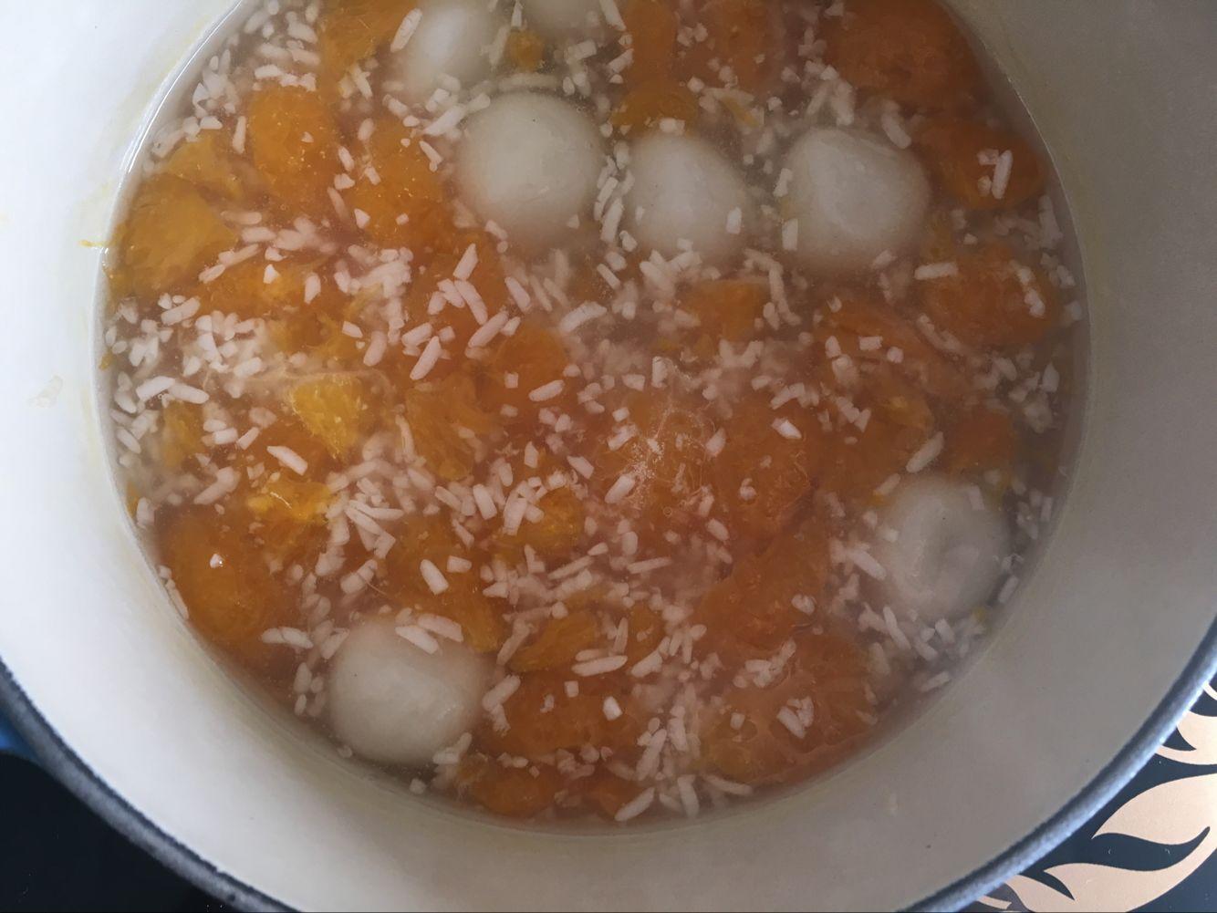 米酒橘子甜湯的做法 步骤5