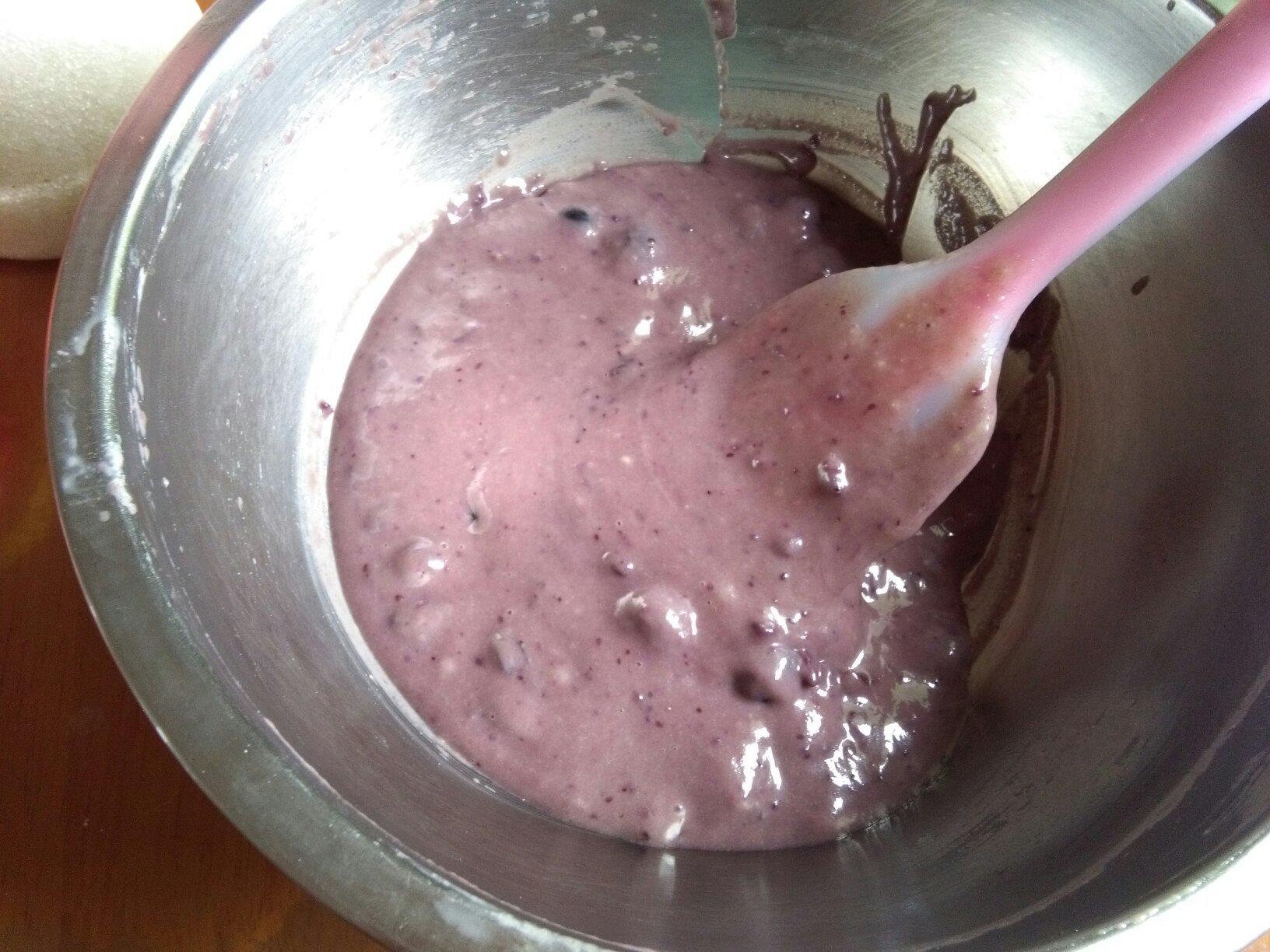藍莓戚風蛋糕的做法 步骤1
