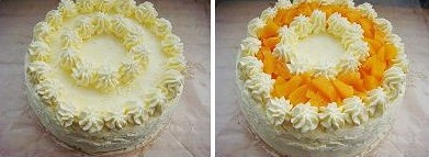 黃桃奶油蛋糕的做法 步骤7