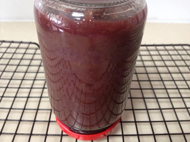 酸酸甜甜葡萄果醬～麪包機版的做法 步骤5