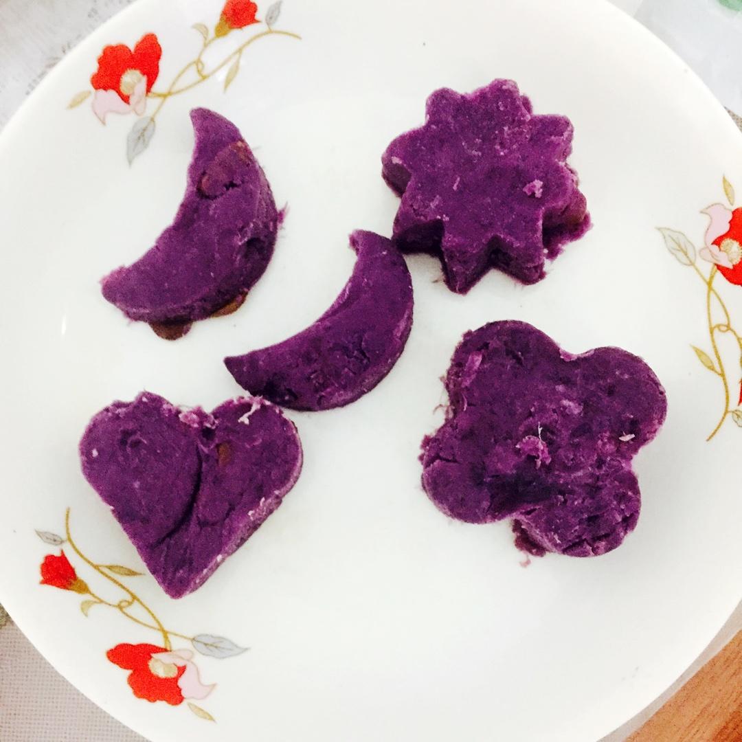 葡萄乾紫薯牛奶餅（無油無糖）的做法 步骤6