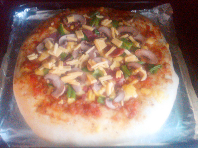 【頭媽廚房70】火腿蘑菇披薩的做法 步骤9