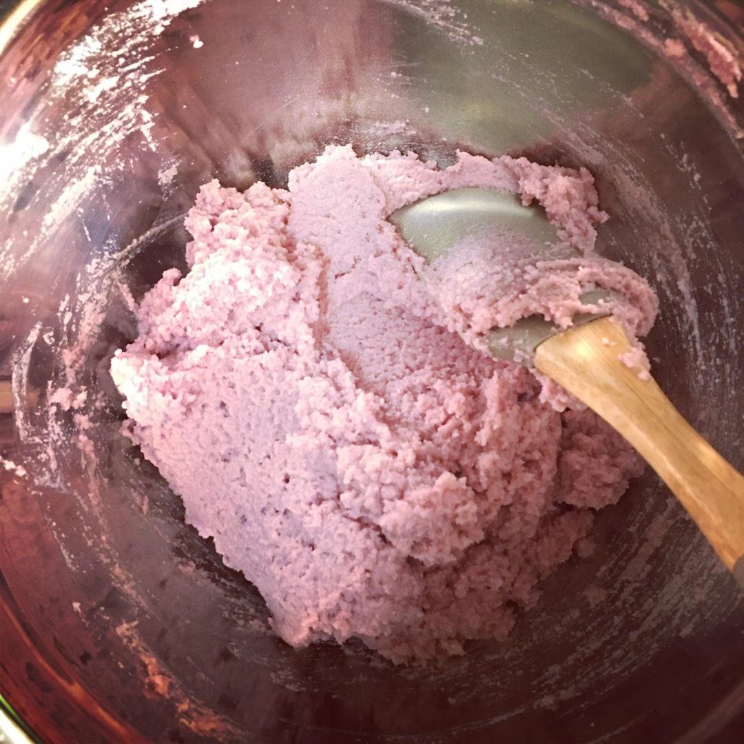 紫薯椰子粉面包的做法 步骤2
