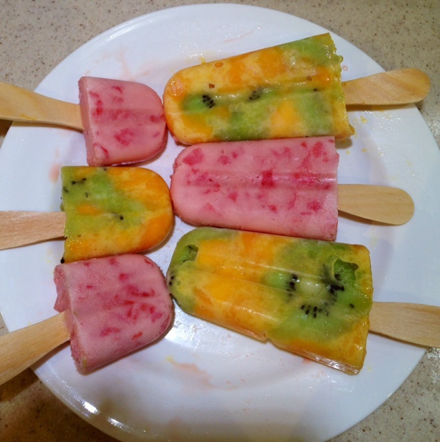 西瓜棒冰（水果冰淇淋）的做法 步骤6