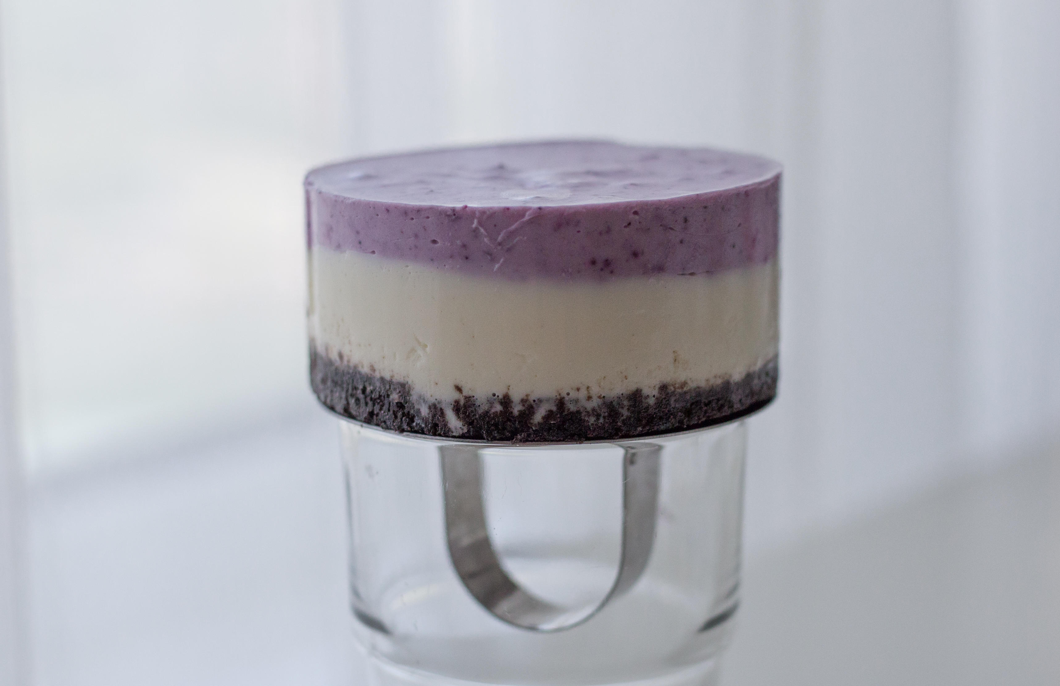 超簡單藍莓凍芝士蛋糕的做法 步骤13