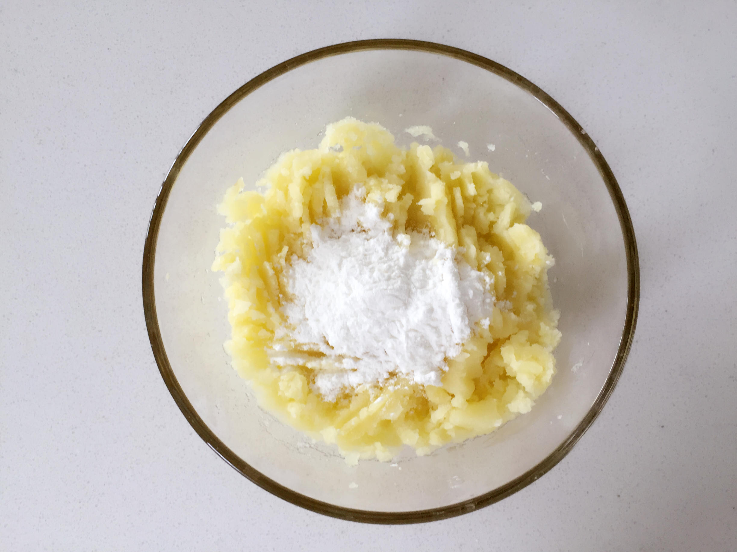 寶寶輔食：秋葵土豆餅的做法 步骤5