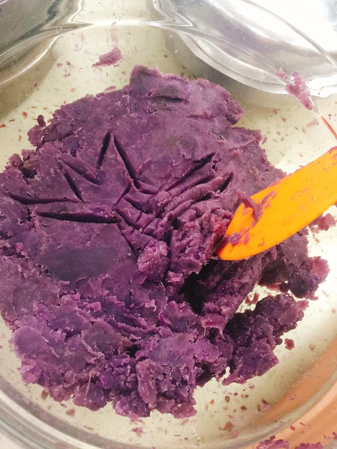 紫薯月餅的做法 步骤3