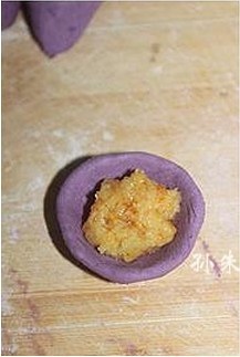 橙香紫薯湯圓的做法 步骤22