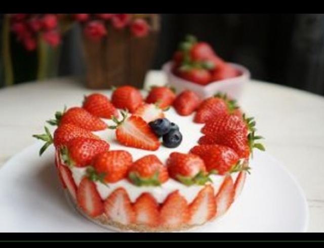 草莓酸奶慕斯蛋糕的做法 步骤9