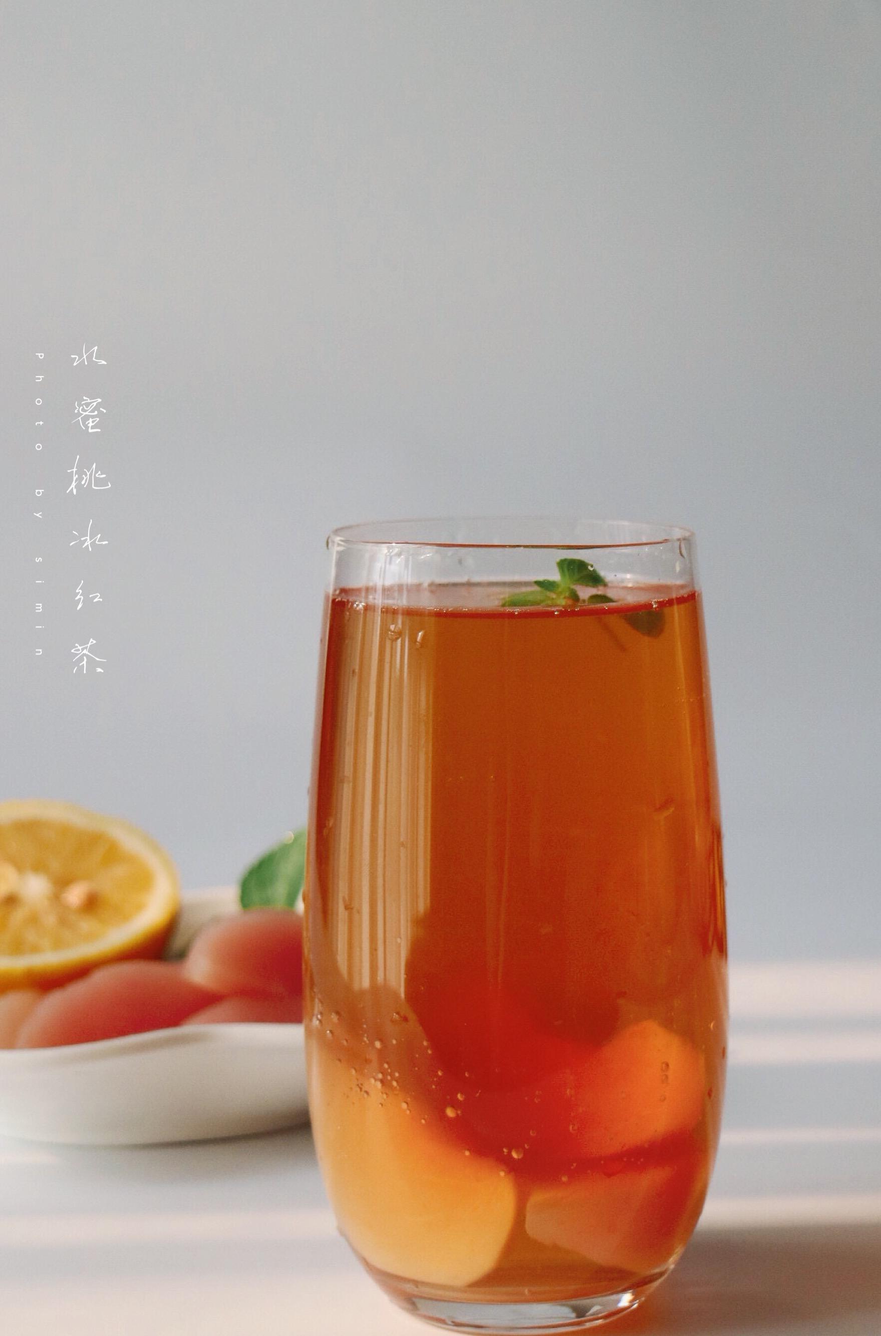 蜜桃檸檬冰紅茶，簡單的家庭自調冷飲的做法 步骤7