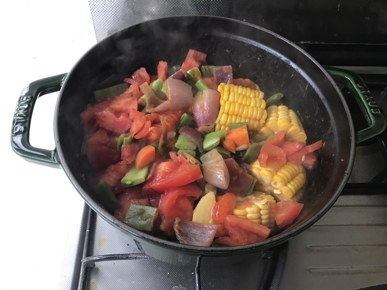 staub鑄鐵鍋咖哩燉菜的做法 步骤11