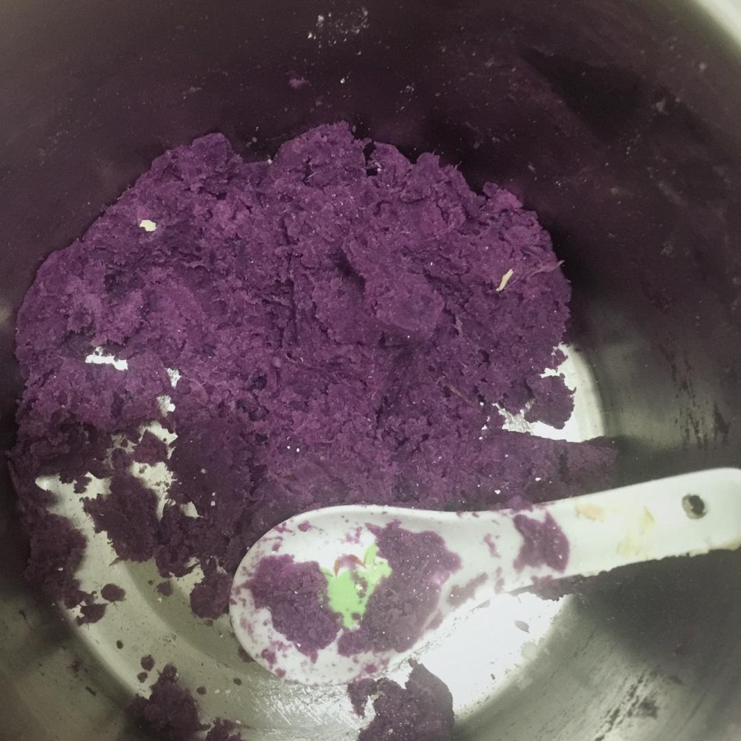 紫薯南瓜餅的做法 步骤1