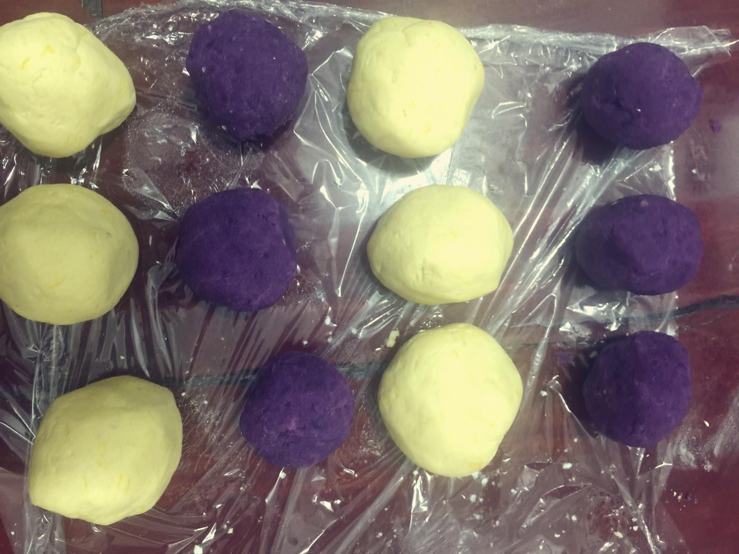 紫薯南瓜餅的做法 步骤3