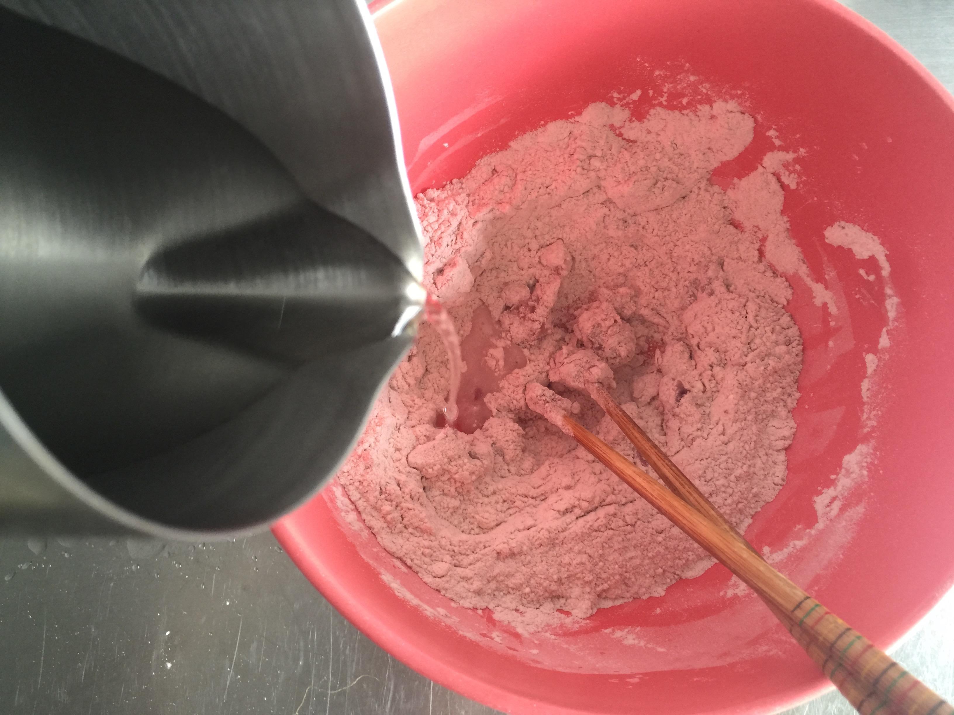 紫薯烙饃（水單餅）的做法 步骤2