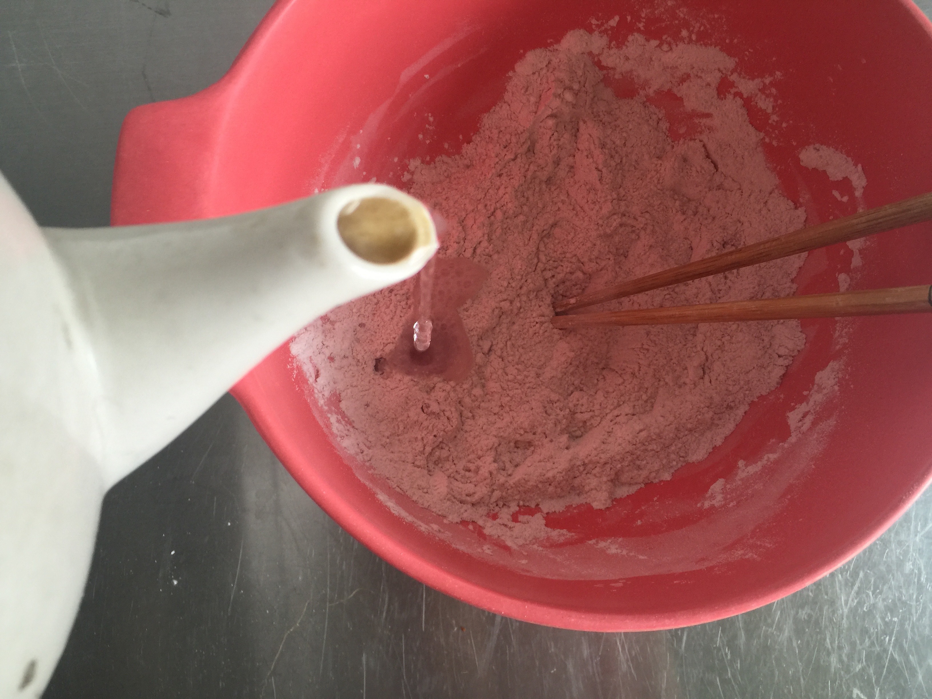 紫薯烙饃（水單餅）的做法 步骤1