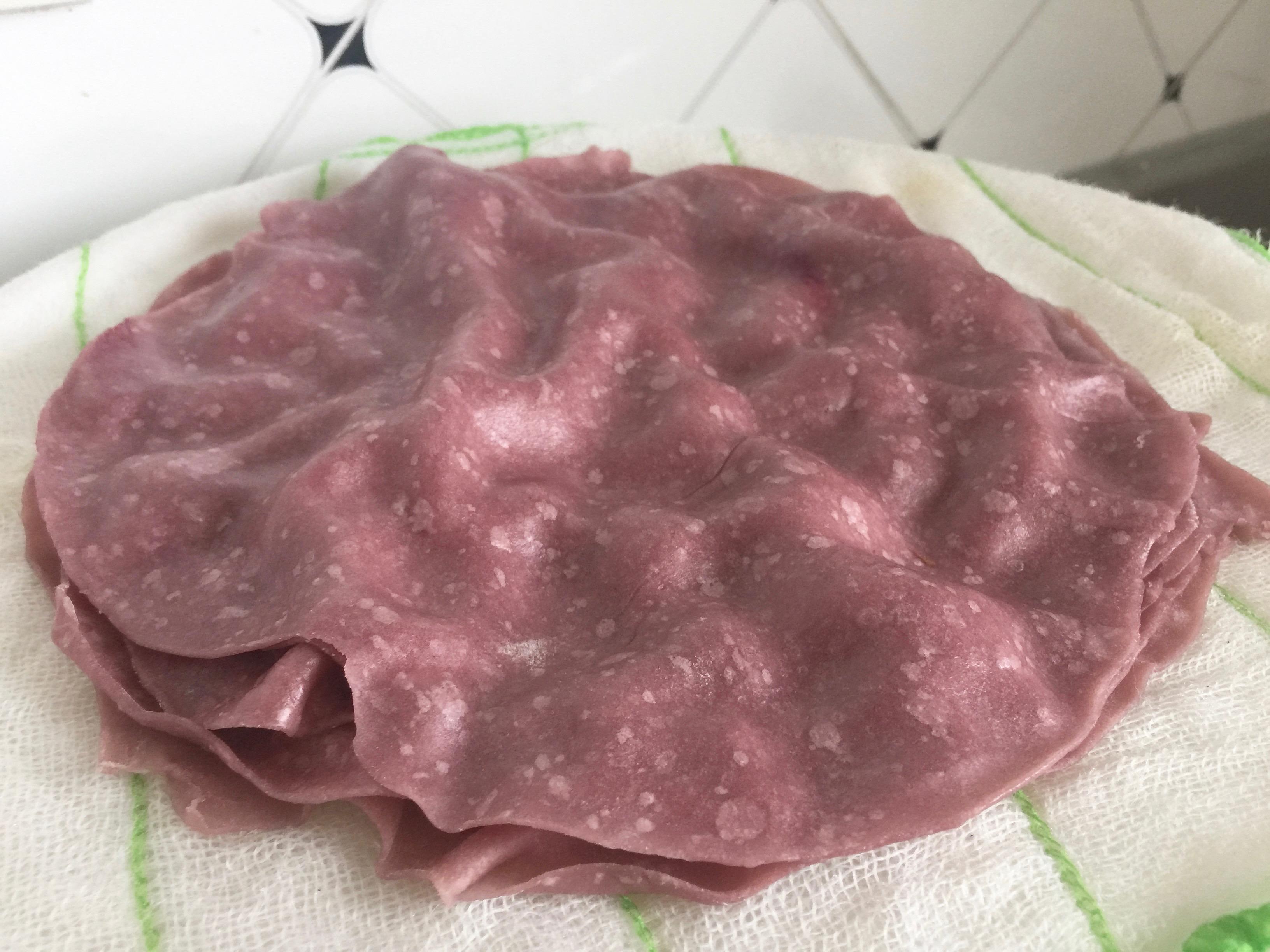 紫薯烙饃（水單餅）的做法 步骤8