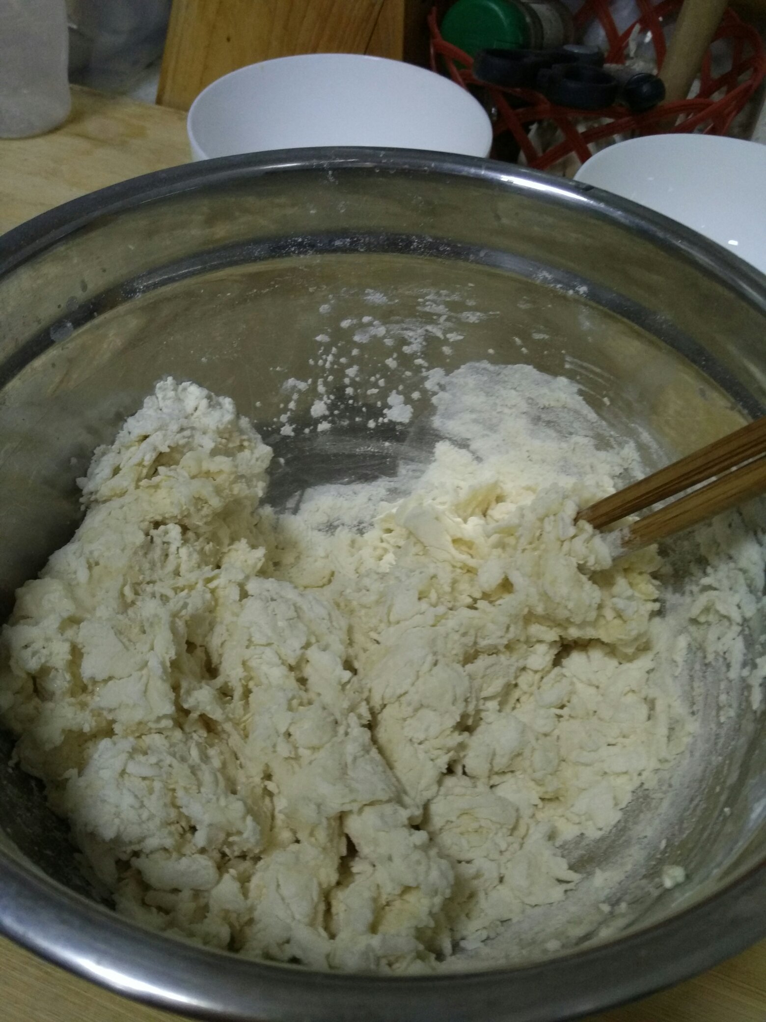 刀切奶香饅頭的做法 步骤1