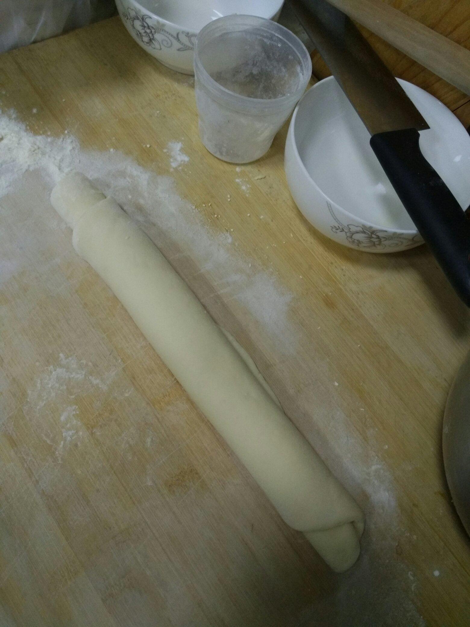 刀切奶香饅頭的做法 步骤5