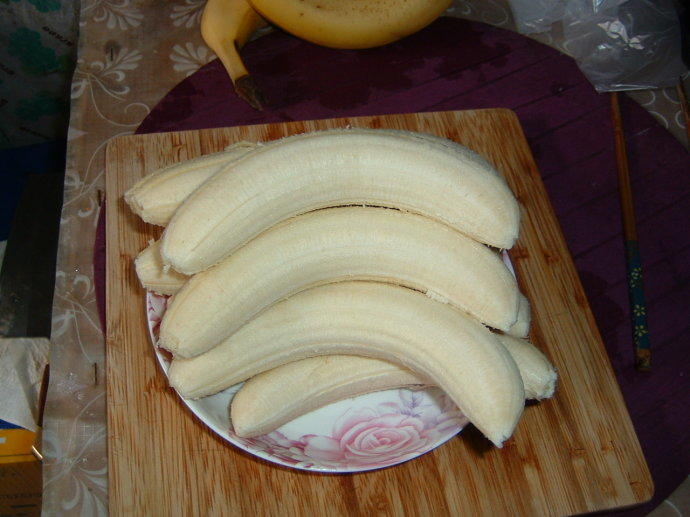 簡單好學香蕉碎碎冰棒的做法 步骤2