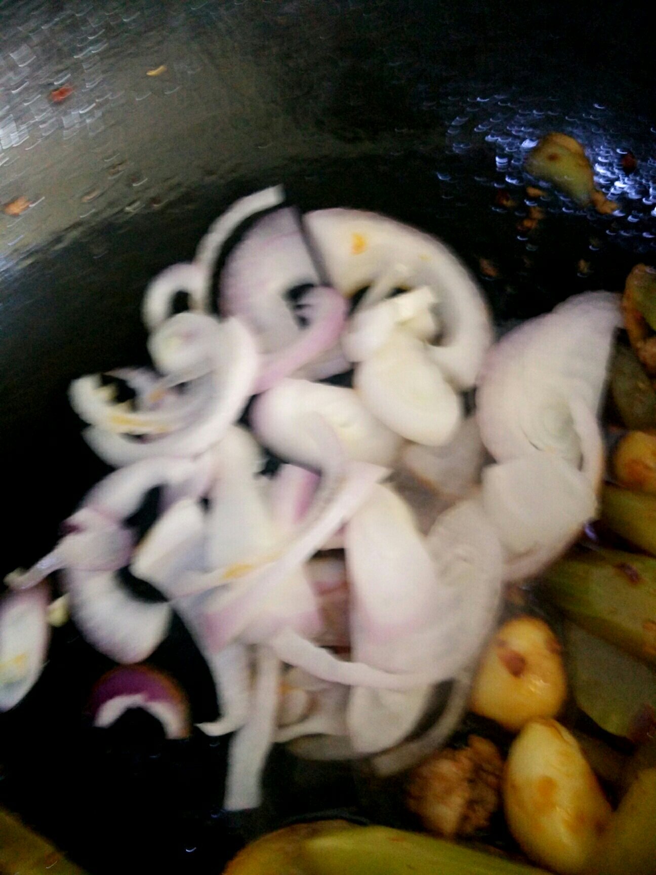 幹鍋萵筍的做法 步骤7