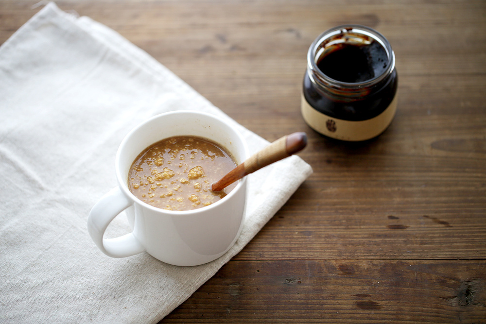 超簡單的營養早餐【薑糖燕麥濃湯】的做法 步骤4
