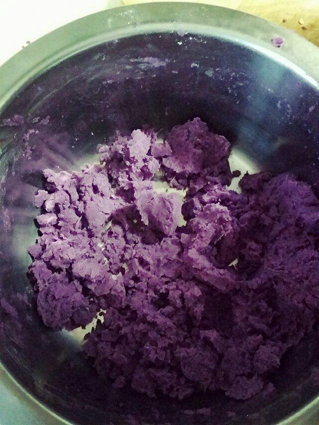 紫色月亮餅的做法 步骤3