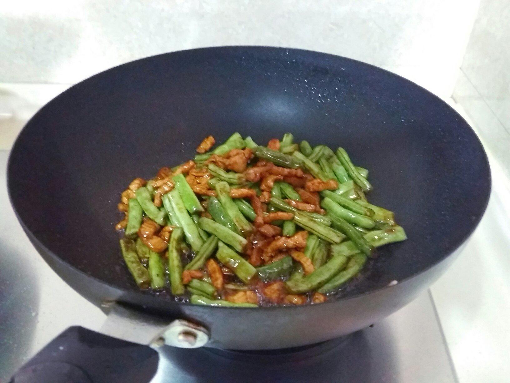 扁豆炒麪的做法 步骤9
