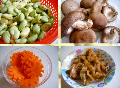 清鮮蠶豆炒時蔬的做法 步骤1