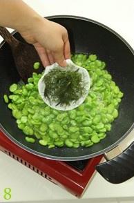 茴香炒蠶豆的做法 步骤7