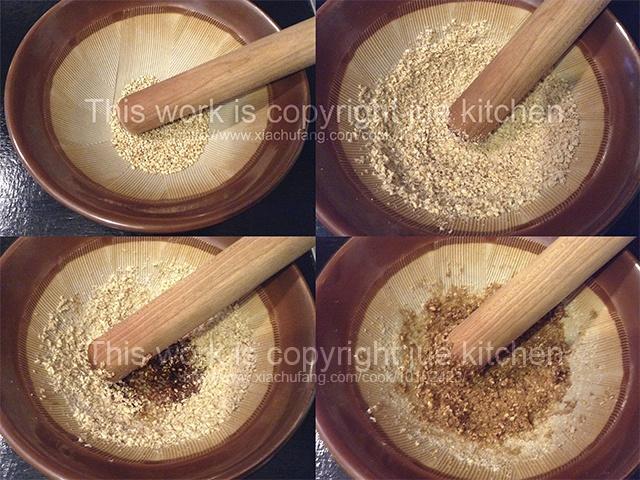 芝麻碎拌荷蘭豆的做法 步骤1