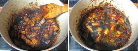 栗子四季豆紅燒肉的做法 步骤3