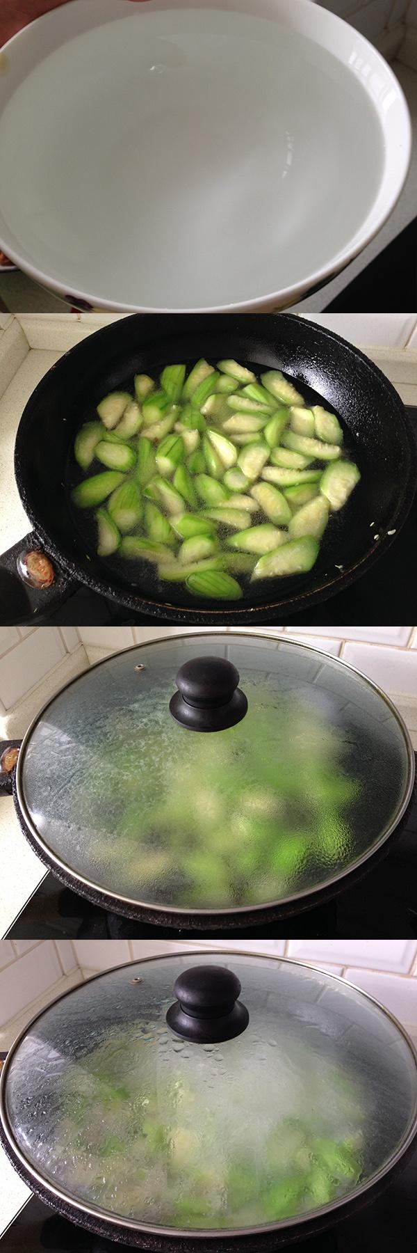 油條絲瓜湯的做法 步骤5