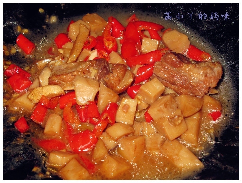 紅燒排骨杏鮑菇的做法 步骤3