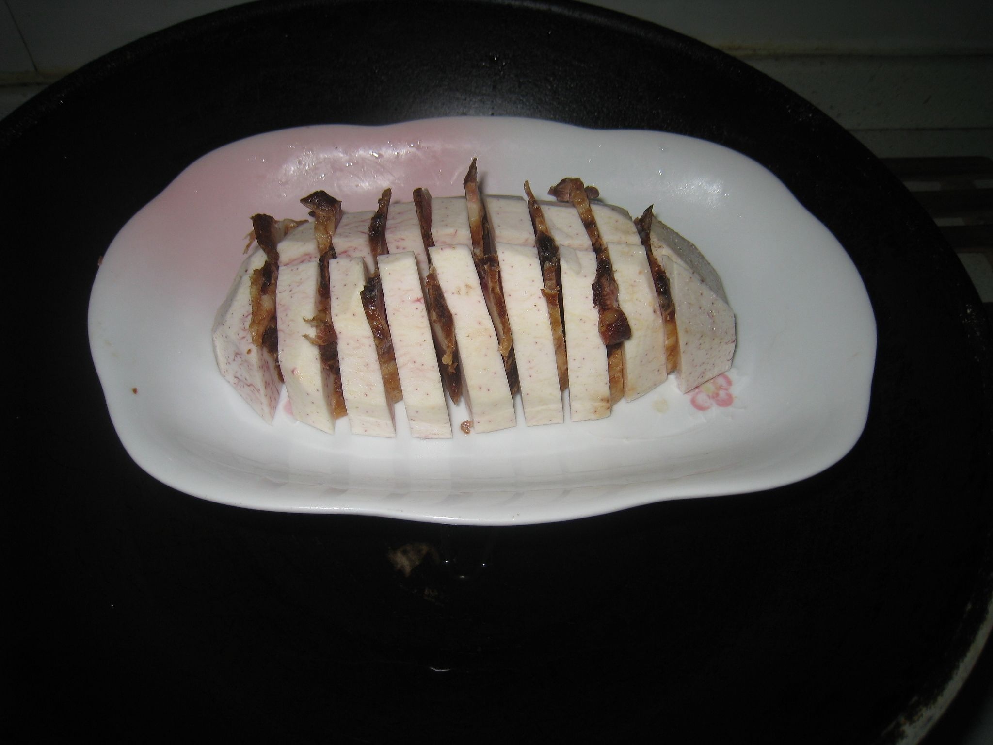 臘肉蒸香芋的做法 步骤5