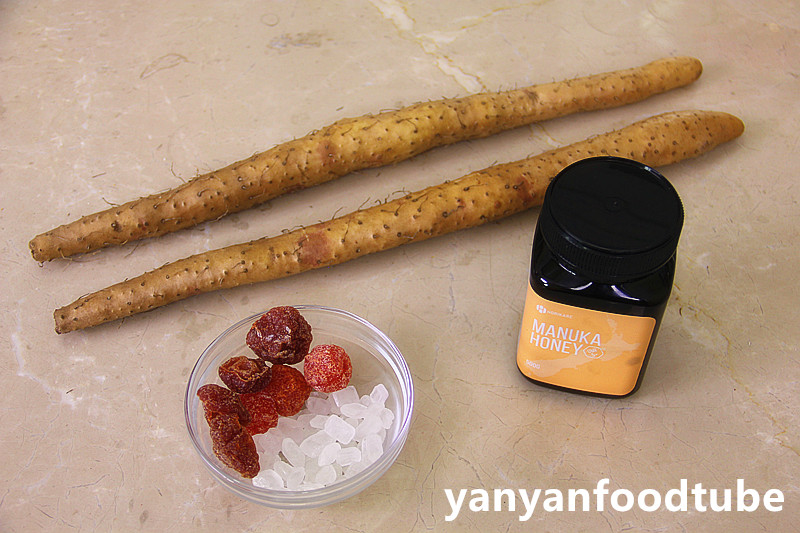 蜂蜜冰糖山藥 Chinese Yam with Honey的做法 步骤1