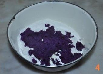紫薯饅頭的做法 步骤4